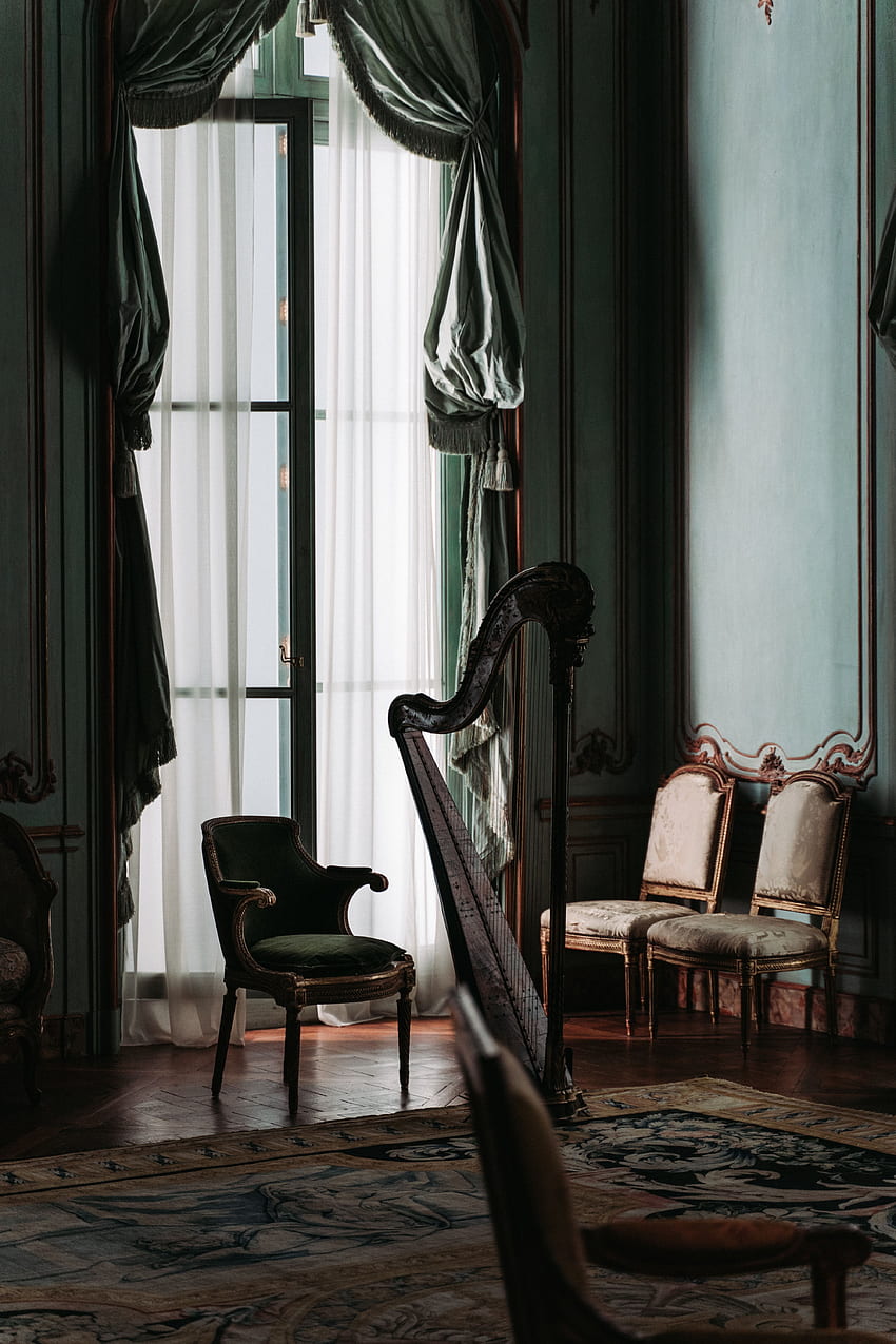 Interior, , , Room, Furniture, Chairs, Armchairs, Harp HD phone wallpaper