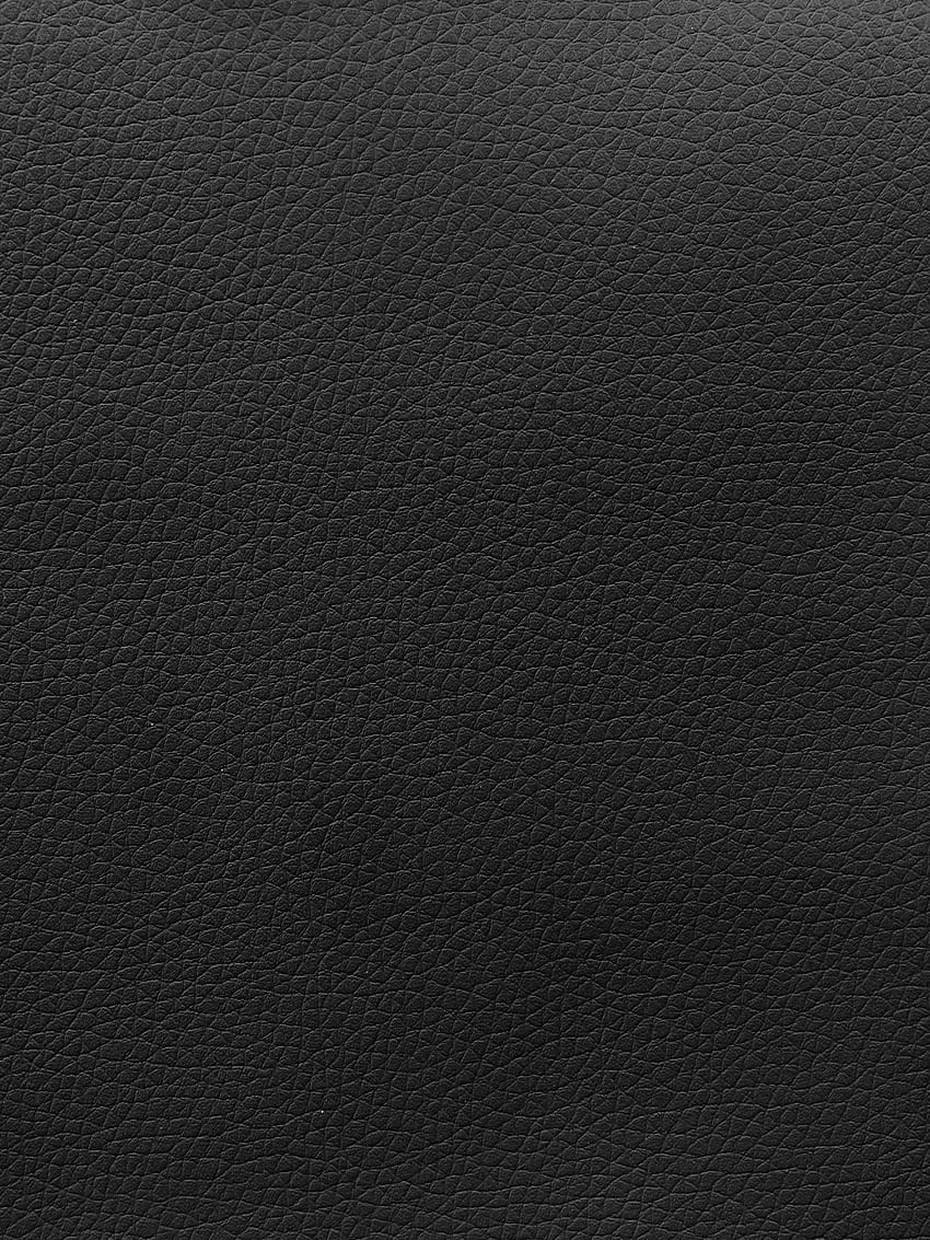 Stock de tissu gaufré foncé à texture de cuir noir Fond d'écran de téléphone HD