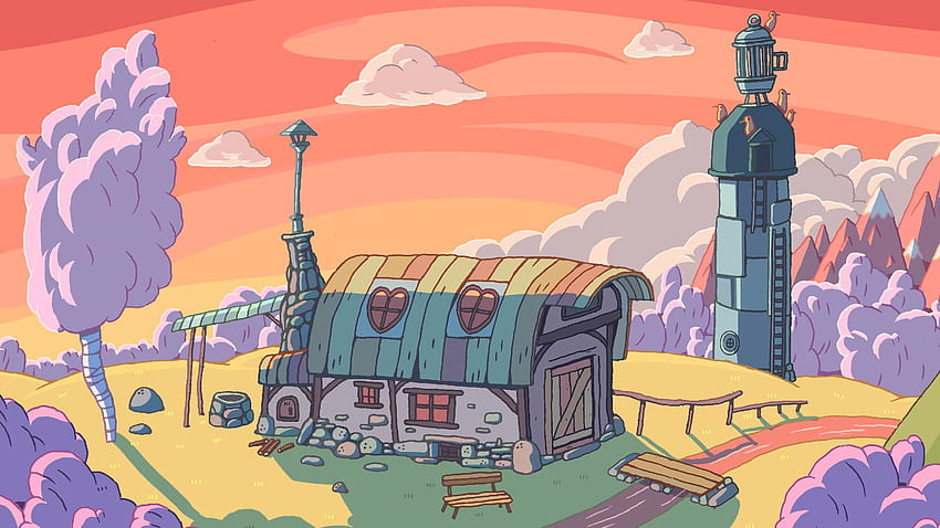 Adventure Time Background Design, Adventure Time Treehouse HD wallpaper |  Pxfuel
