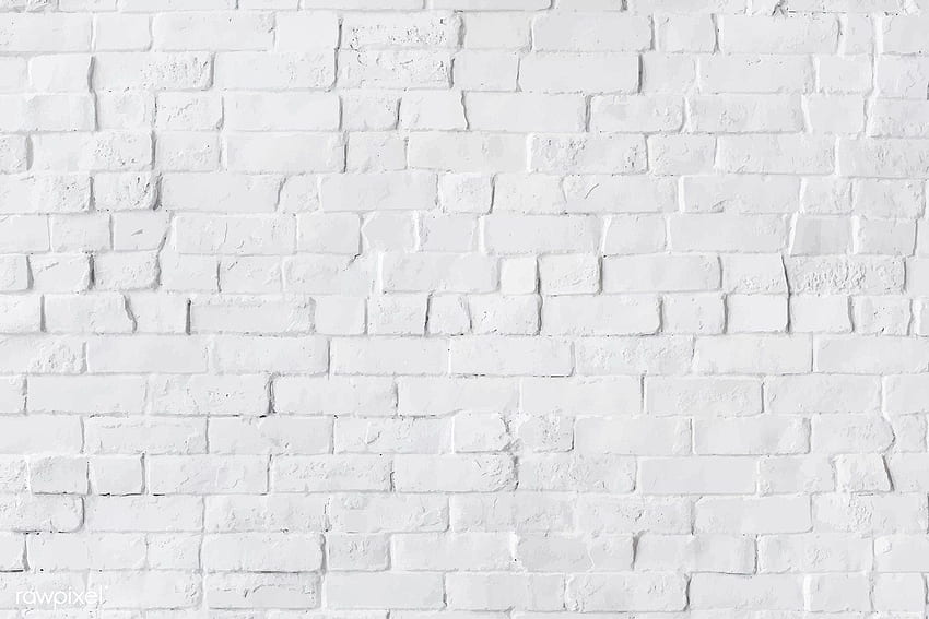 Modern white brick wall texture for background. Weathered abstract