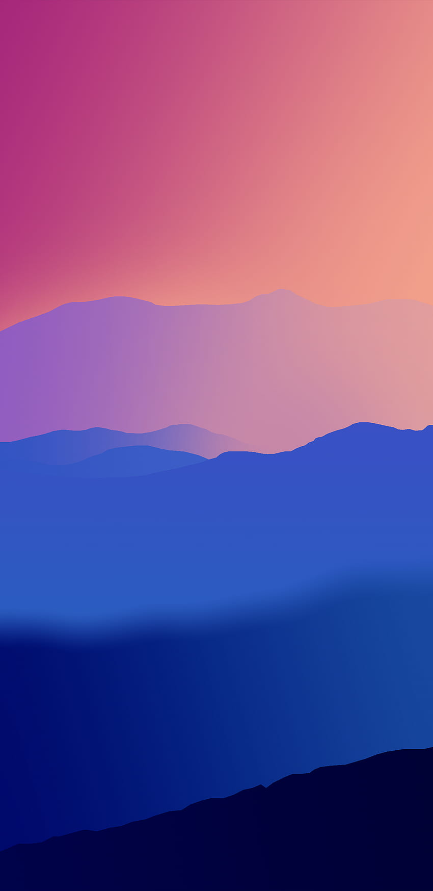 Of The Week Sunset Mountains Pink Mountain Sunset Hd Phone Wallpaper
