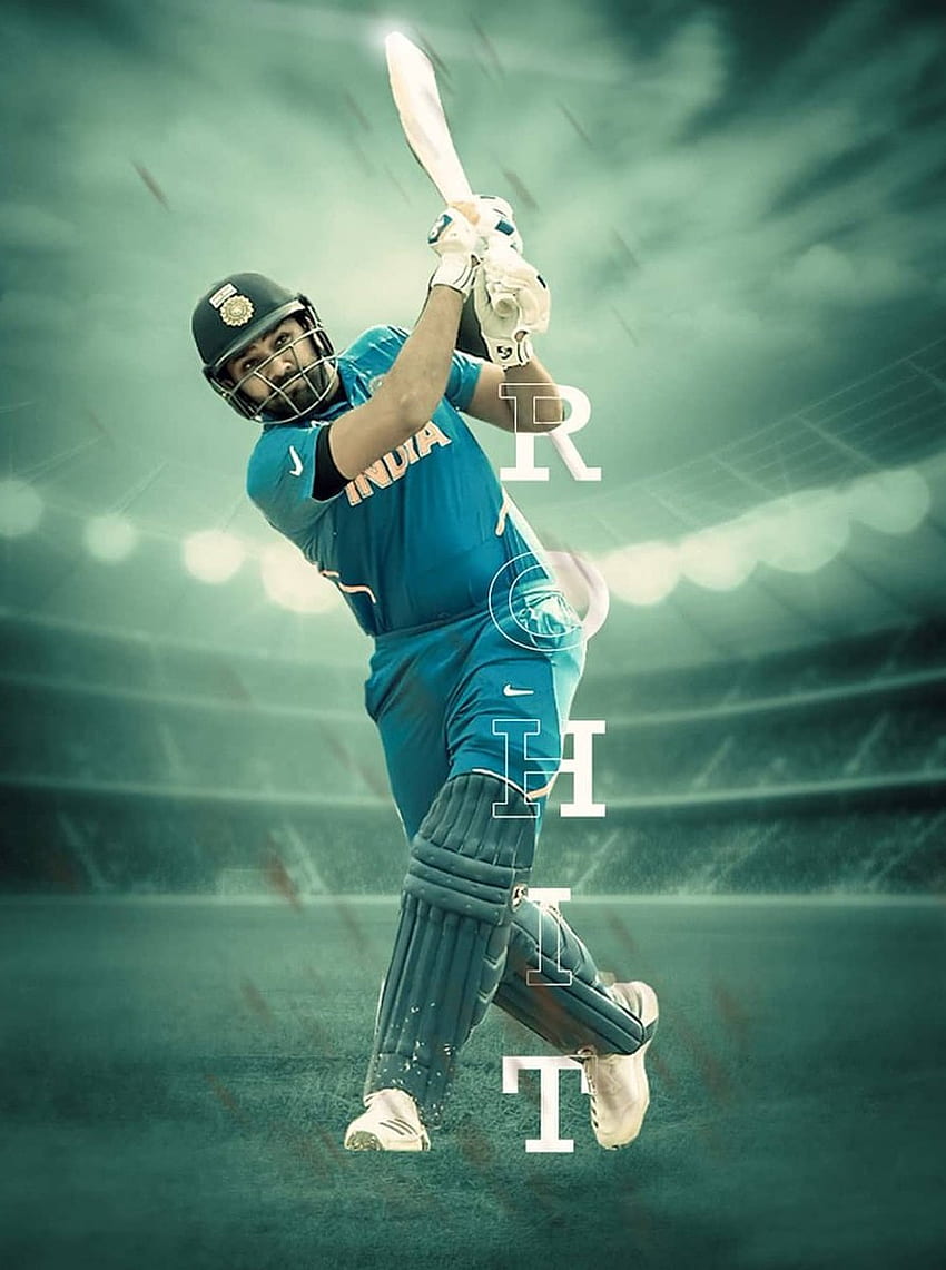 Рохит Шарма. Крикет, Плакат за крикет, Мач по крикет в Индия, Батинг за крикет HD тапет за телефон