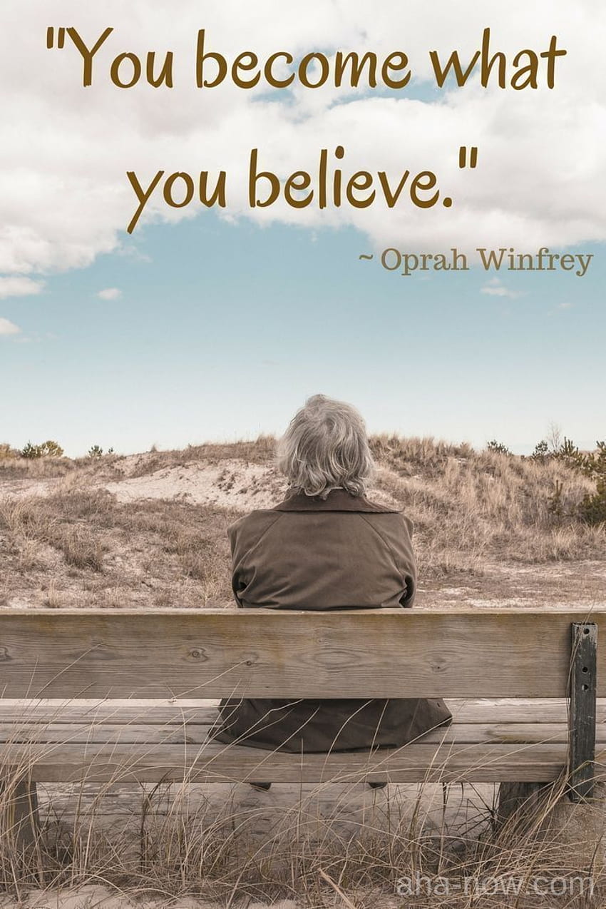 You become what you believe. Oprah Winfrey HD phone wallpaper | Pxfuel