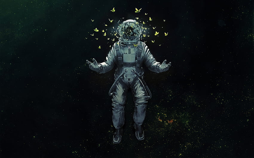 astronaut space space suit butterflies space art space [] for your , Mobile & Tablet. Explore Astronauts in Space . Astronauts in Space , Lost In, Astronaut In The Ocean HD wallpaper