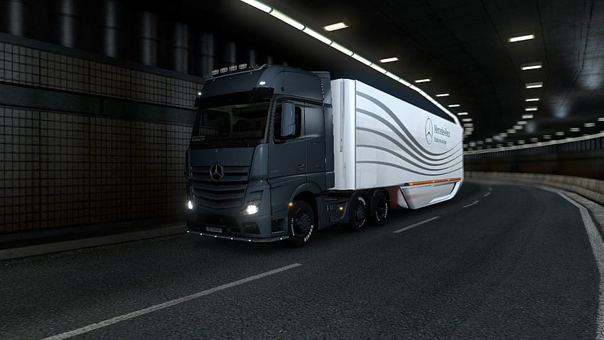Euro Truck Simulator 2, Pickup trucks, Video games HD wallpaper