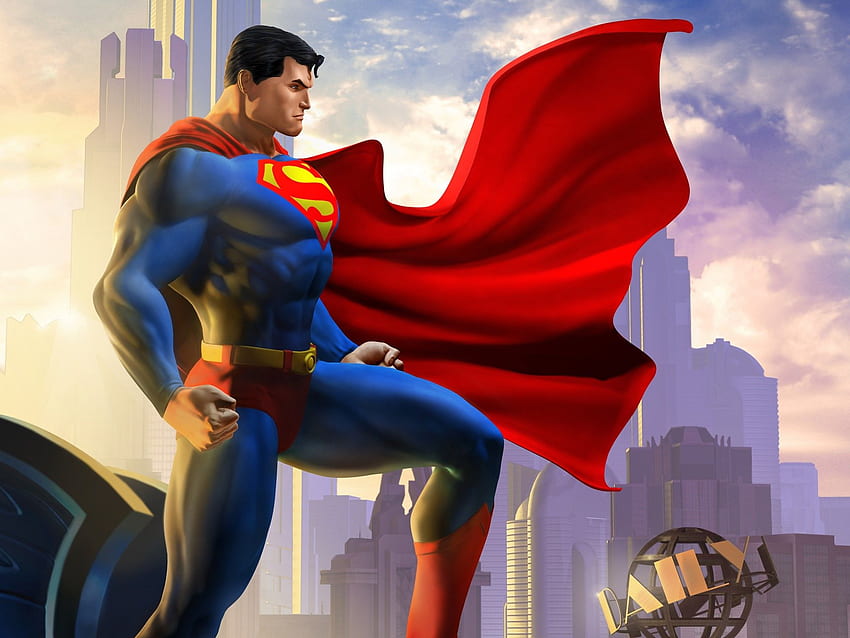 Supermann, Cartoon-Supermann HD-Hintergrundbild