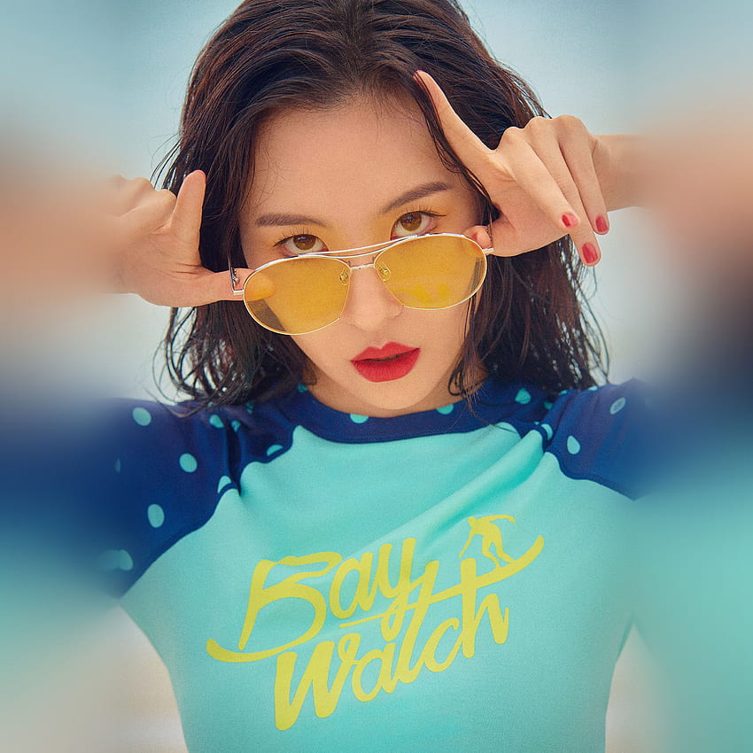 Baywatch Girl Kpop Sunmi Summer Beach HD phone wallpaper