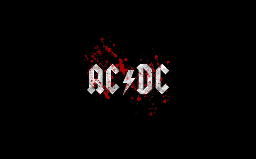 AC/DC, Band, Rock, ACDC, Heavy, Schwarz, Logo, Metal, Musik HD-Hintergrundbild