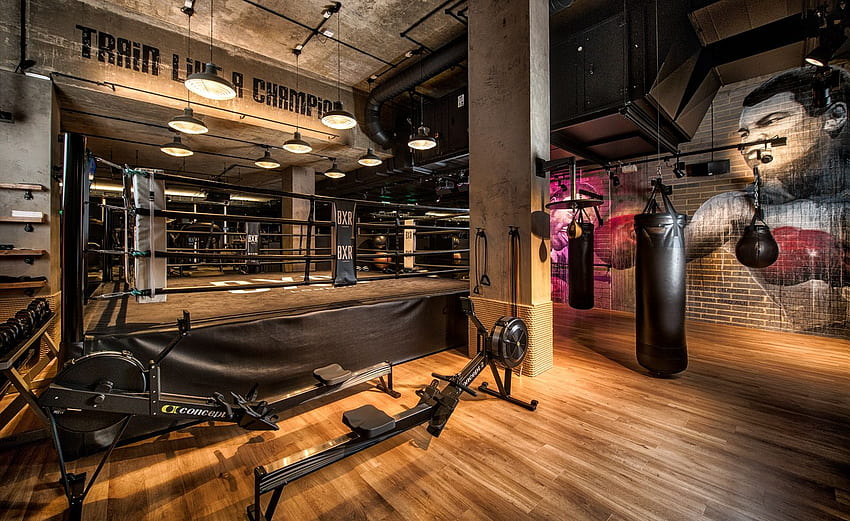 Bergman Interiors packs a punch at boutique boxing gym. *, Punching Bag HD wallpaper