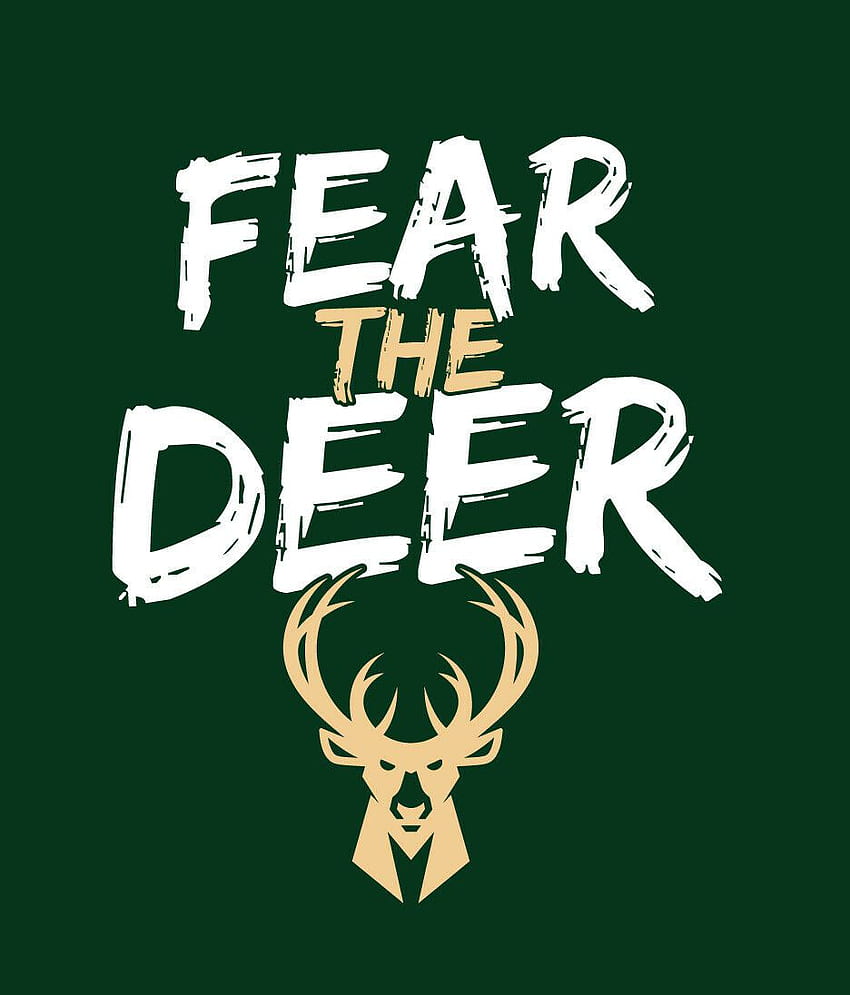 FEAR THE DEER Milwaukee Bucks Playoffs shirt Greek Freak Giannis Antetokounmpo - Deer HD phone wallpaper