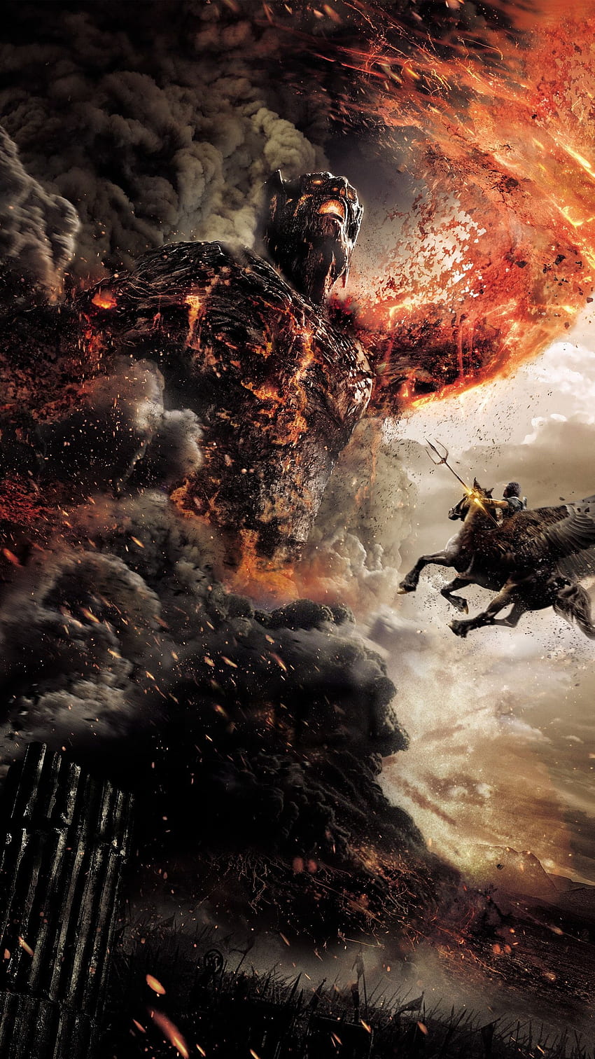 Clash of the Titans (2010) Phone . Moviemania. Wrath of the titans, Clash of the titans, Greek titans HD phone wallpaper