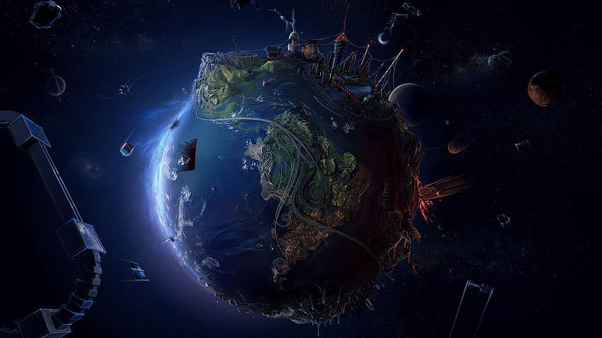 . bumi, Planet, ruang, Ilmu Lingkungan Wallpaper HD