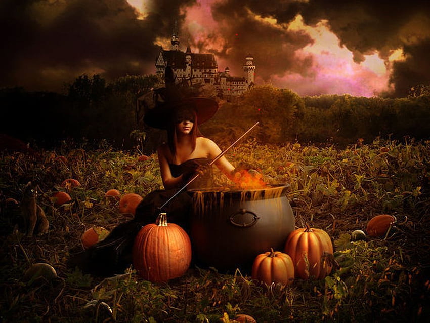 Happy Halloween, Samhain, All Hallow's Eve HD wallpaper