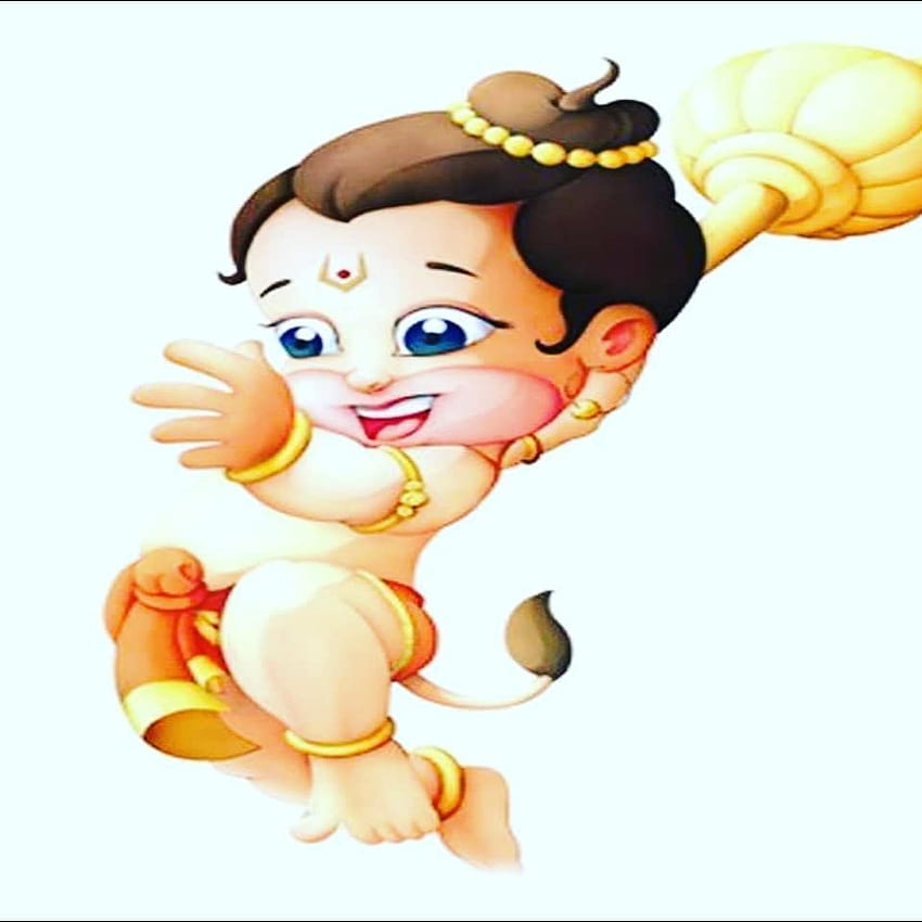 Hanuman - Gran arte de amor, bebé Hanuman fondo de pantalla del teléfono
