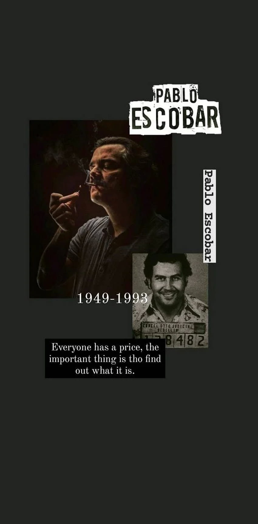Boy Pablo, Pablo Escobar Sözleri HD telefon duvar kağıdı