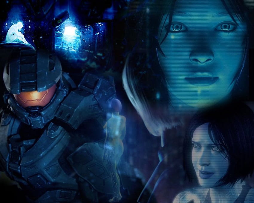 Halo 5 Cortana, Master Chief and Cortana HD wallpaper