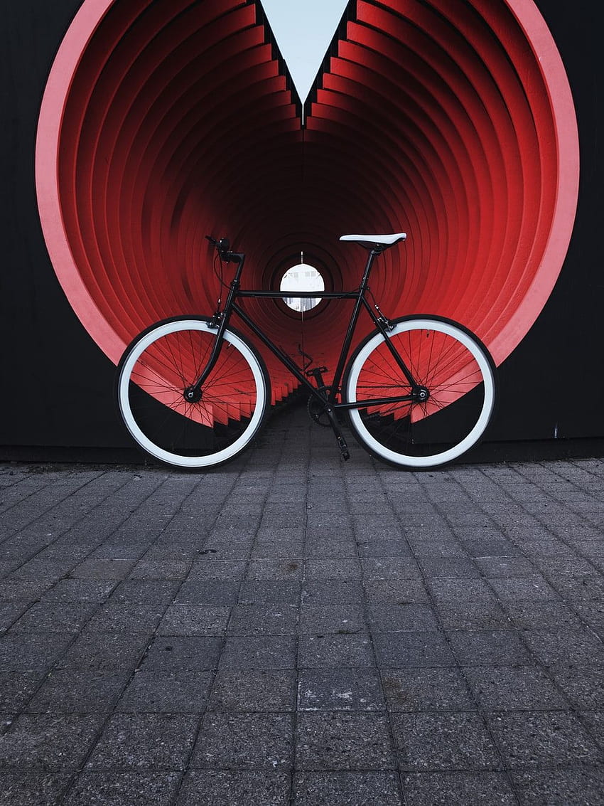 Mejor bicicleta [], bicicleta roja fondo de pantalla del teléfono