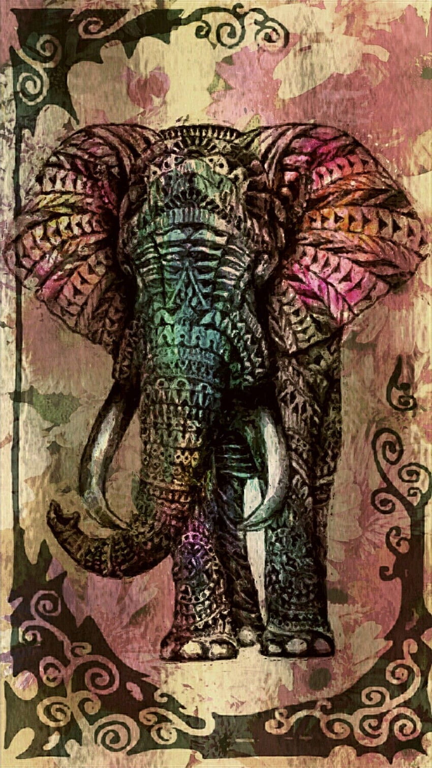 Elephant Art, African Abstract Art HD phone wallpaper | Pxfuel
