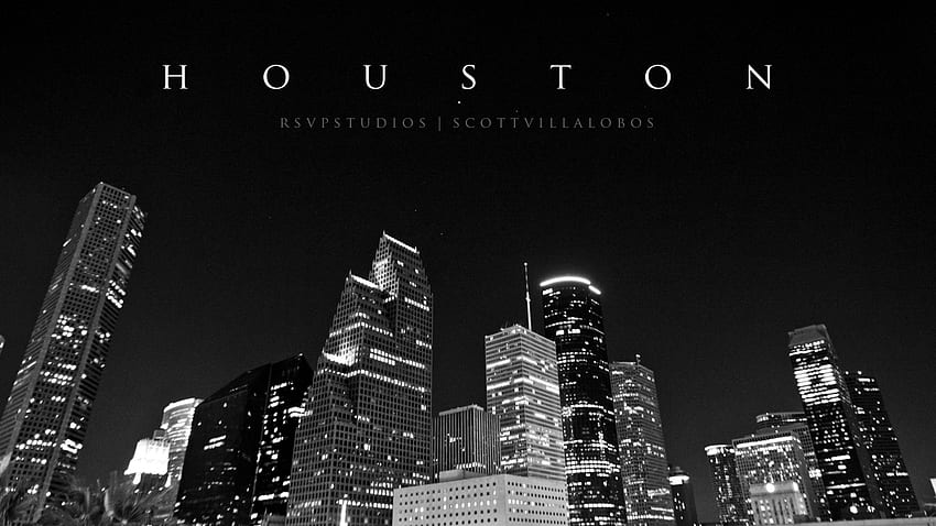 Houston Skyline At Night United States HD wallpaper