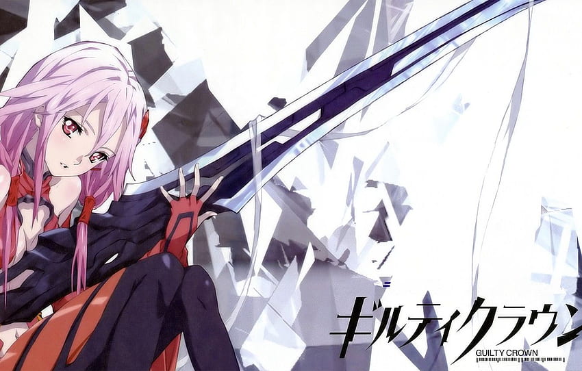 Chica, Anime, Guilty Crown, inori yuzuriha, The crown fondo de pantalla