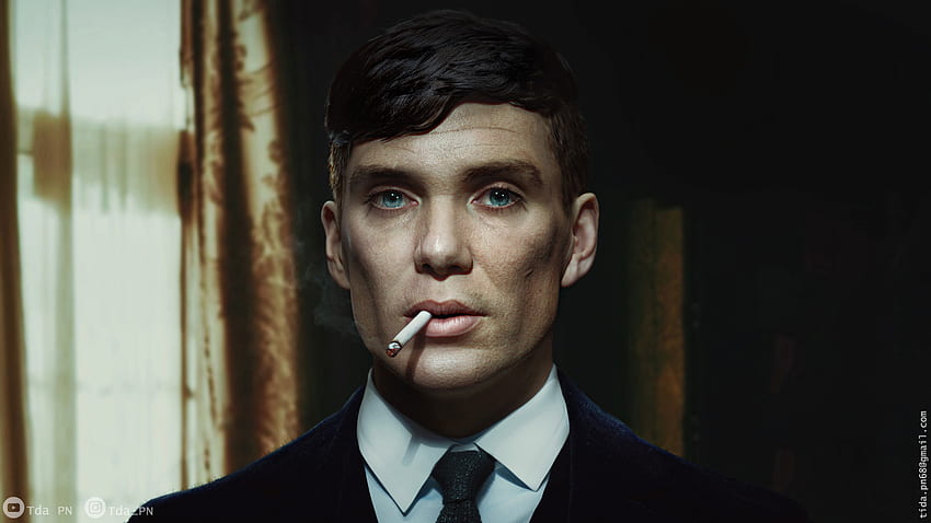 3D Portrait of Tommy Shelby, Thomas Shelby HD wallpaper