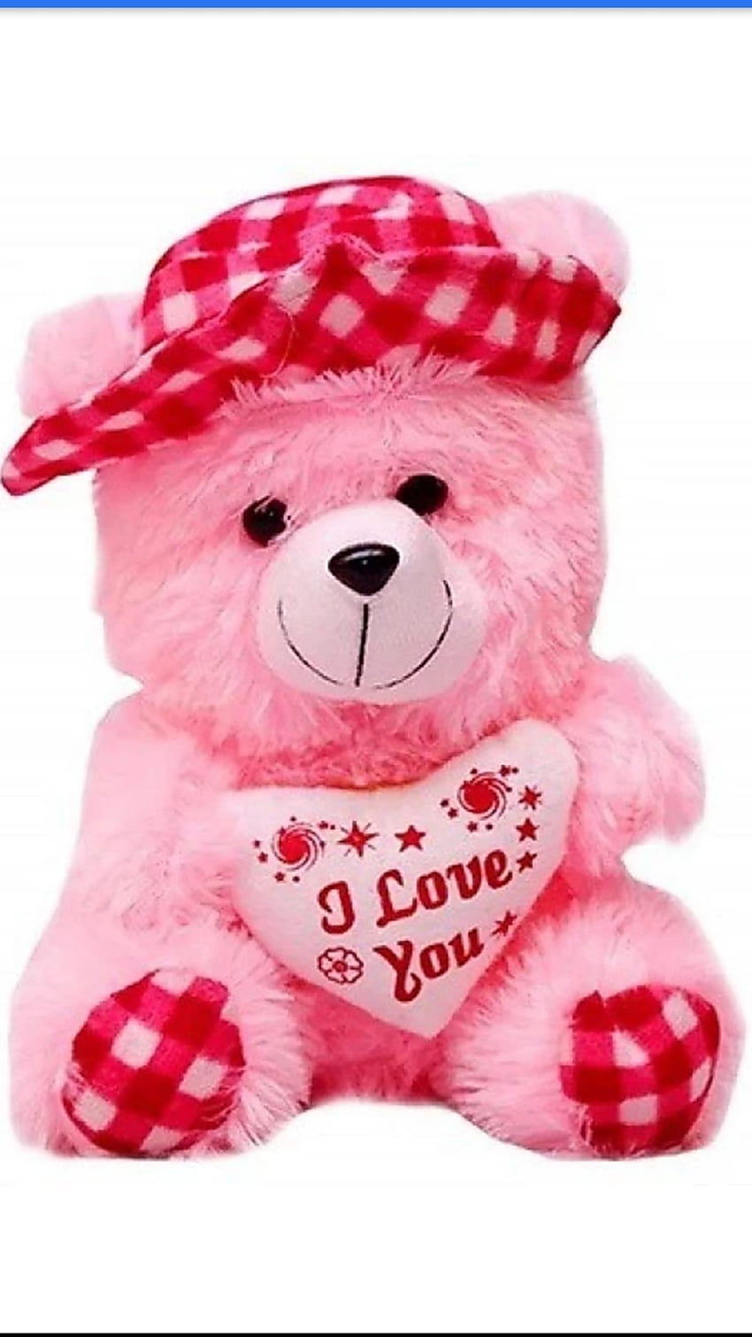 ตุ๊กตาหมีสีชมพู น่ารัก เท็ดดี้ วอลล์เปเปอร์โทรศัพท์ HD