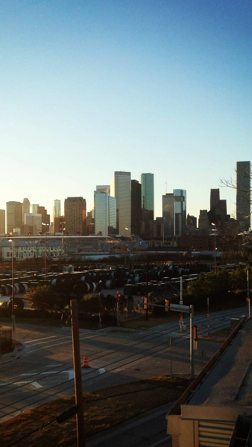 Houston, Downtown Houston Skyline HD phone wallpaper