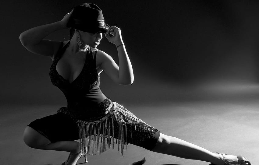 tango, hat, dance, pose HD wallpaper