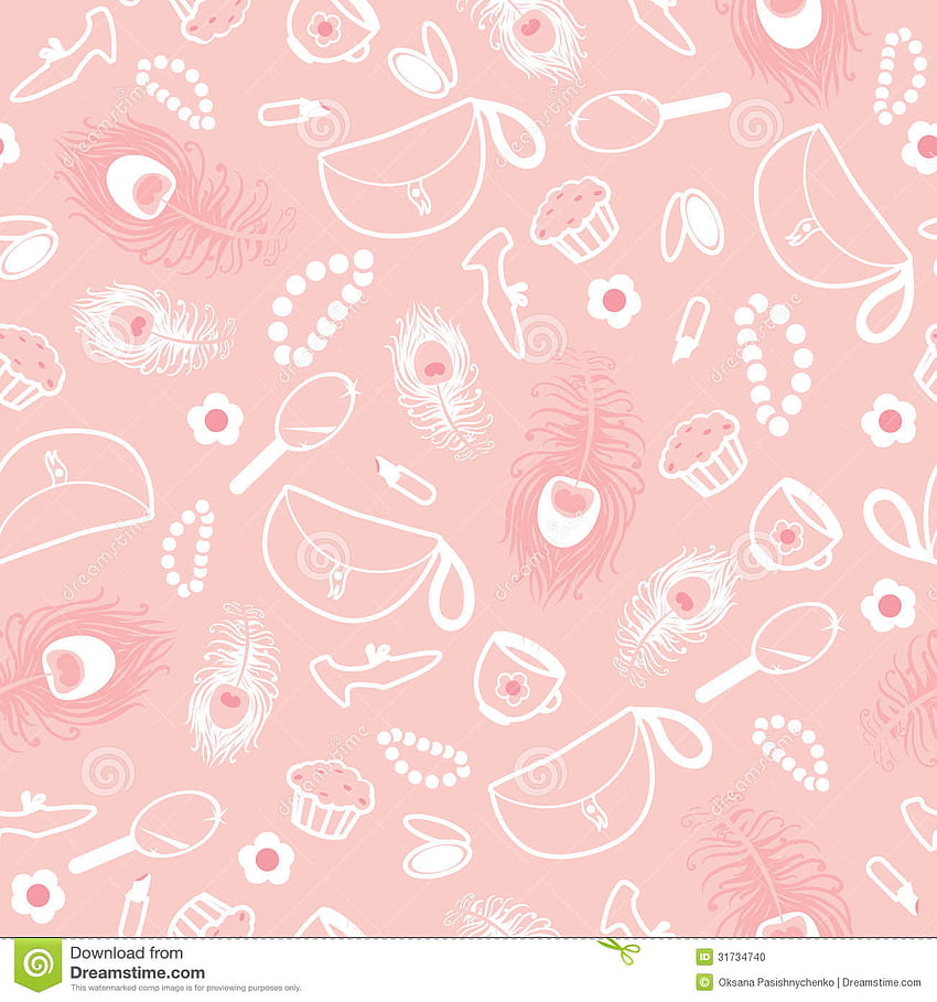 Cute Girly Patterns Background Modèle sans couture de choses girly [] pour votre, mobile et tablette. Explorez le motif Girly. Cool Girly, Girly Pink, Motif Girly mignon Fond d'écran de téléphone HD