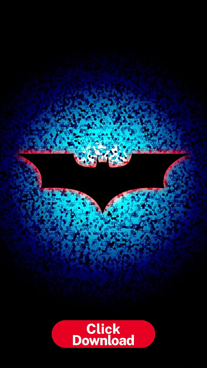 Batman. Telepon, Logo Batman Biru wallpaper ponsel HD