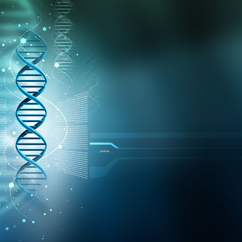 ADN humano 3D - de biología para PowerPoint fondo de pantalla del teléfono