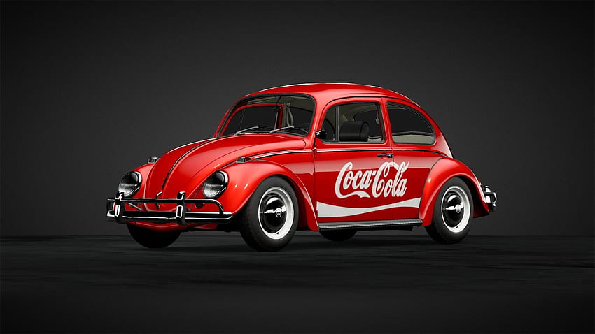 70-те Coca Cola Beetle Car Livery от MrMacHenry. Общност. Gran Turismo Sport, Coca-Cola Car HD тапет