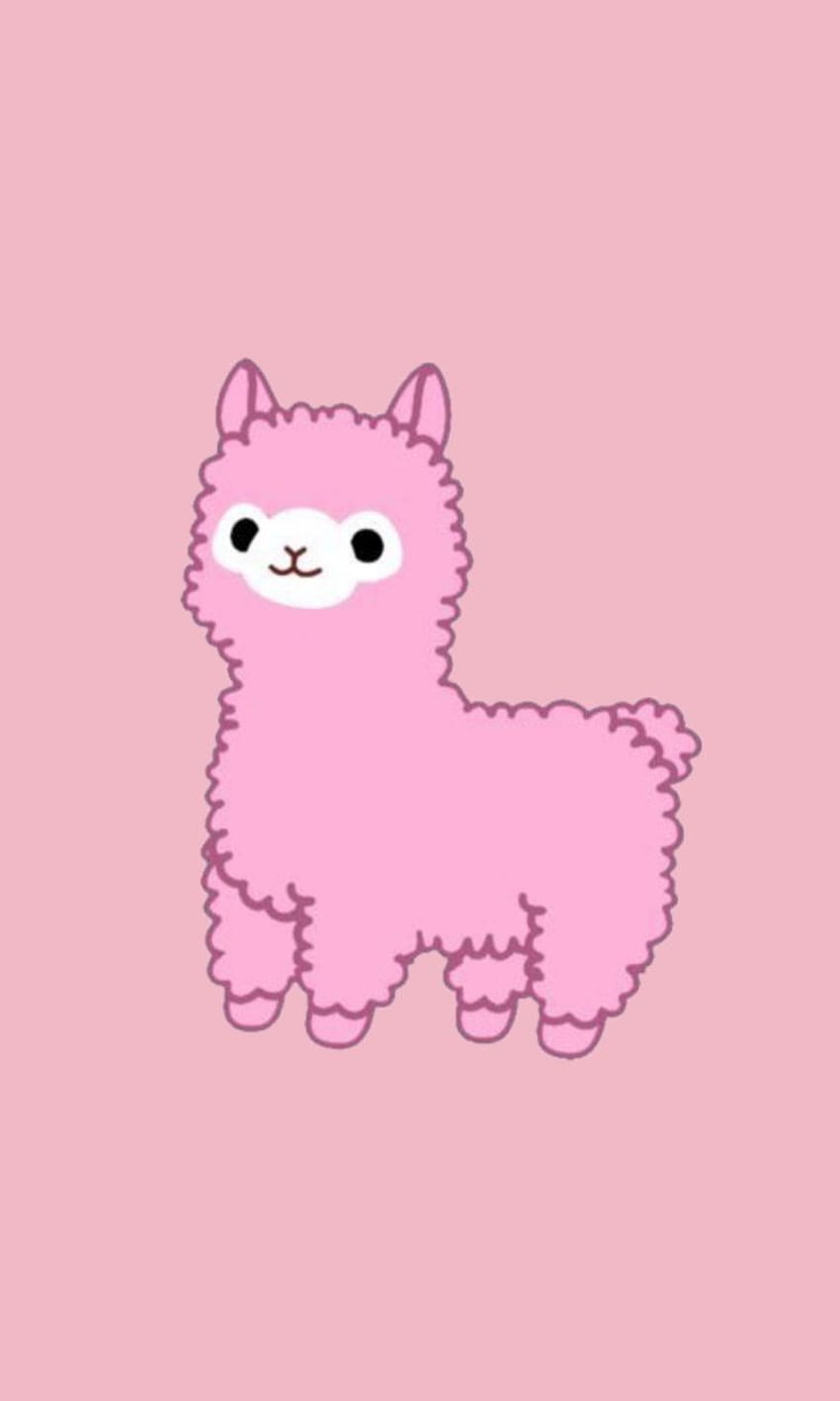 Cute llama iPhone. iPhone kawaii, Phone pink, Pretty iphone, Kawaii Alpaca HD phone wallpaper