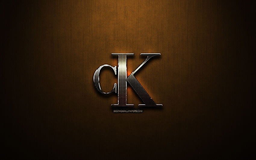 Logo gemerlap Calvin Klein, kreatif Wallpaper HD