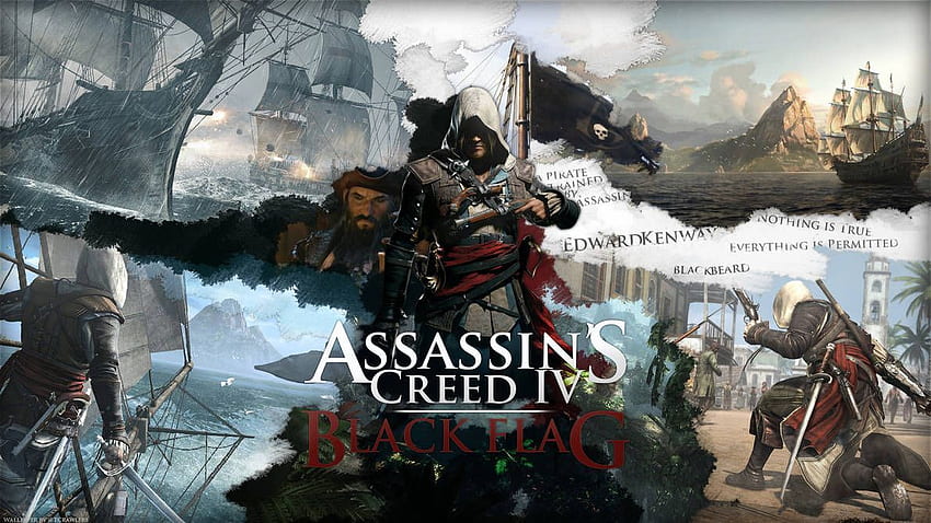 : Ultra Assassin's Creed Black Flag, Assassin's Creed IV HD-Hintergrundbild