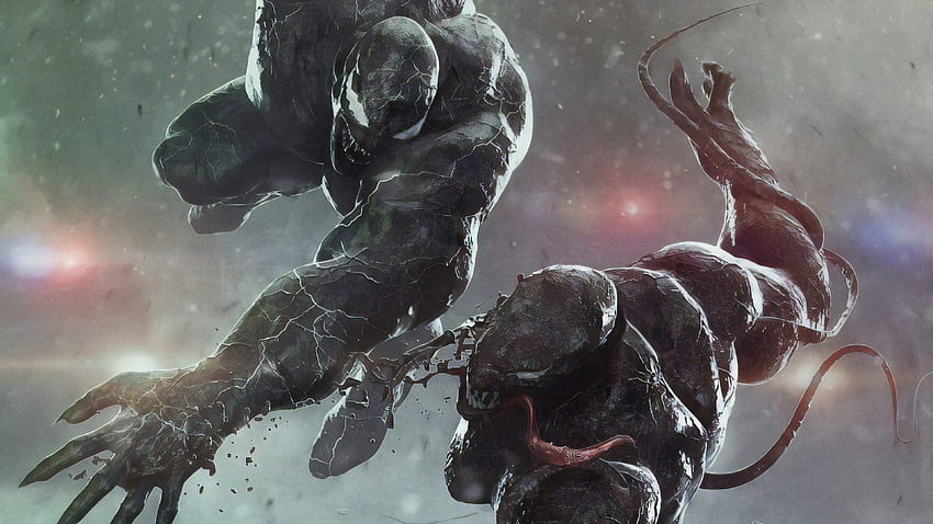Venom vs. Riot Movie HD wallpaper