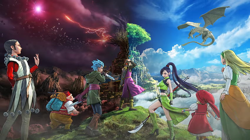 Revisão: Dragon Quest XI: Ecos de uma era indescritível - Fuga do jogador: notícias, análises, wikis e podcasts sobre jogos, Dragon Quest 11 papel de parede HD