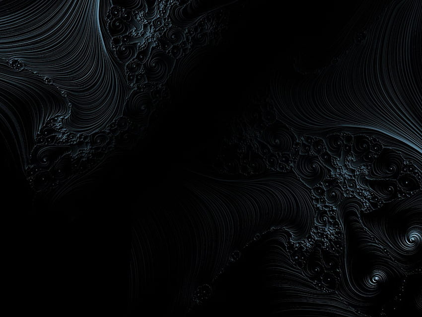 Abstrato Fractal Dark PPT Background para seus modelos de PowerPoint, apresentação escura papel de parede HD