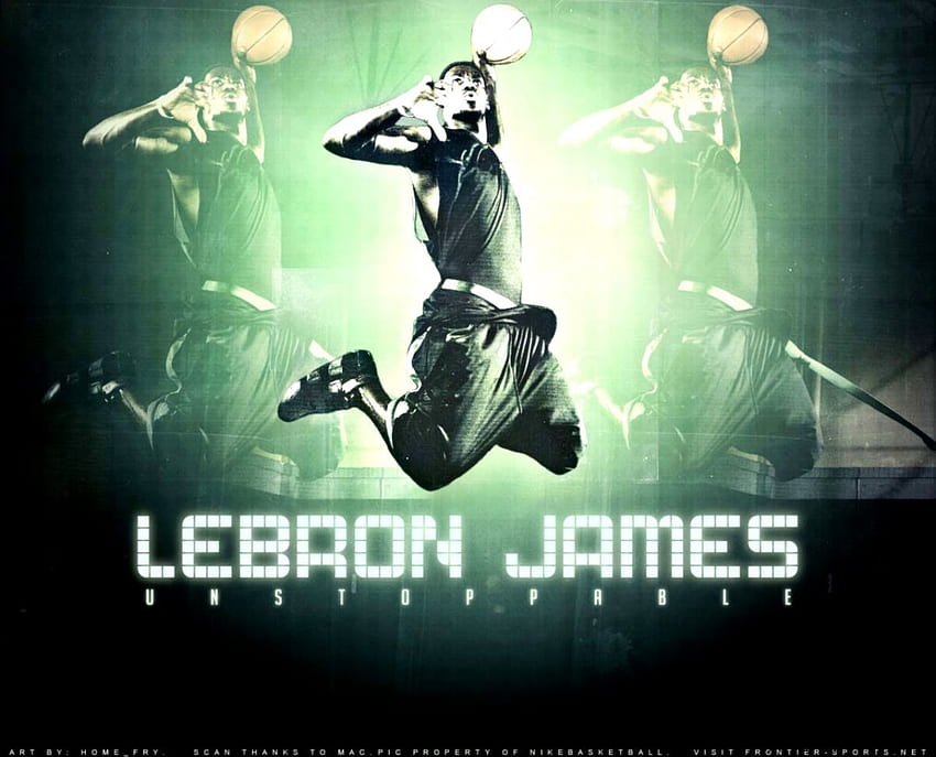 Basketball Lebron James Slam Dunk, King LeBron James HD wallpaper