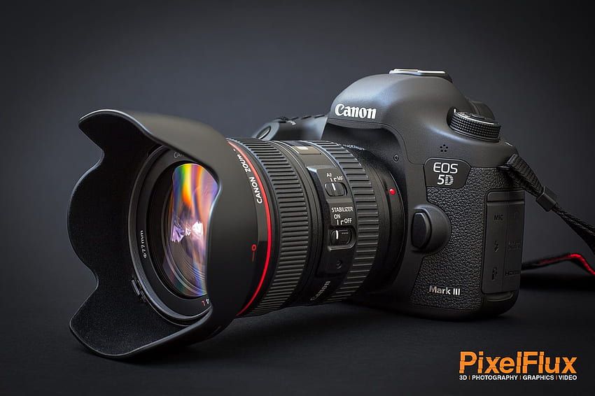 5D. 5D 배경, Canon 5D 및 Toshiba L455D 배경, 3D 카메라 HD 월페이퍼