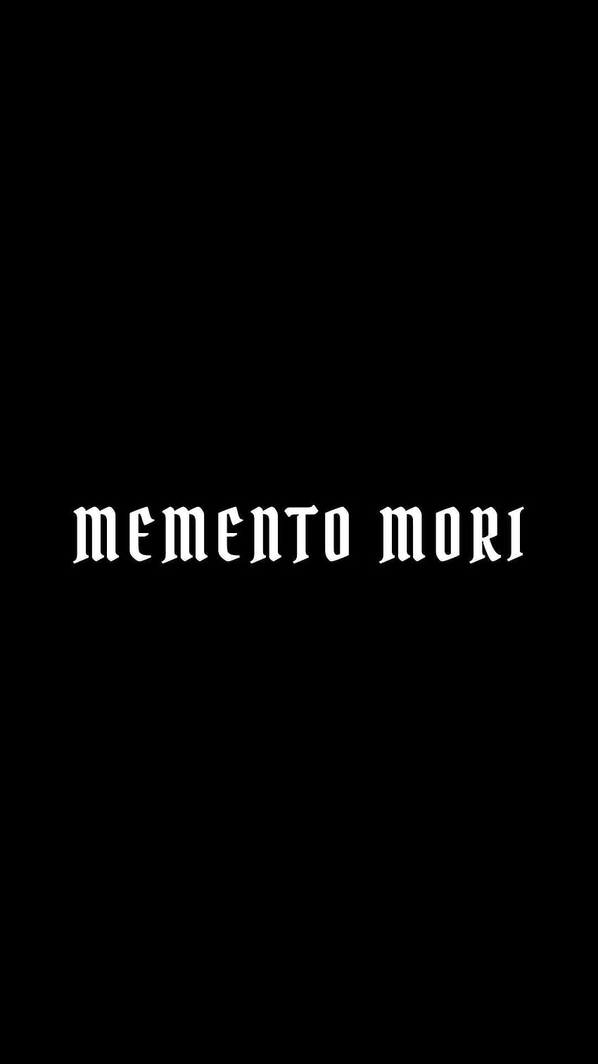 Memento mori. iPhone tumblr estetica, Memento mori, Estetica iphone Sfondo del telefono HD