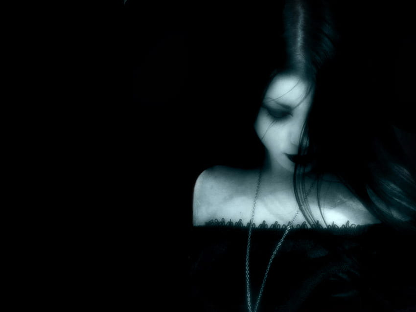 Dark Girl, horror, girl, dark HD wallpaper