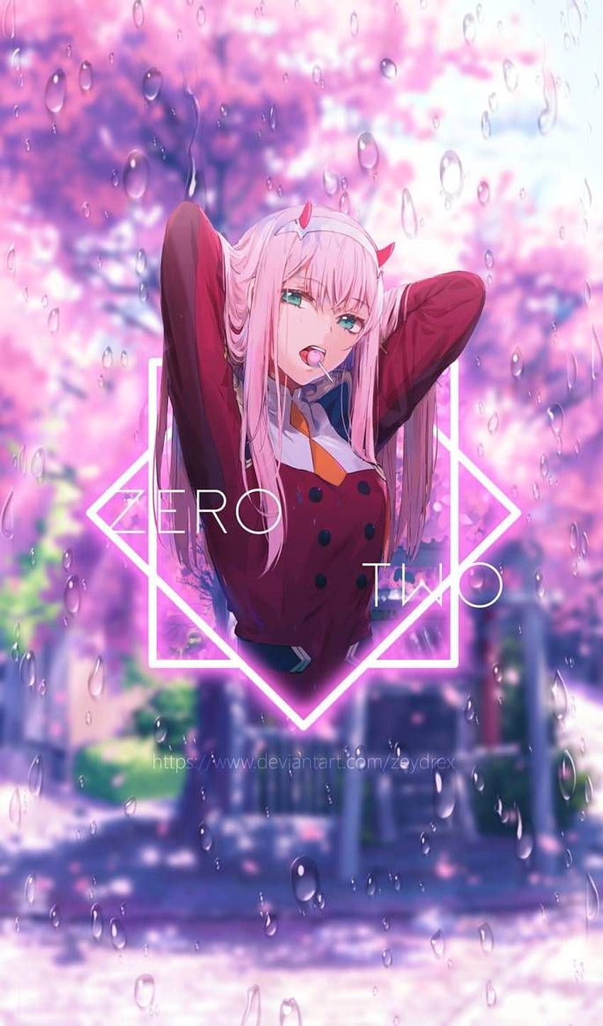 DARLING in the FRANXX - ZeroTwo - . Cute anime , Anime background, Cool  anime HD phone wallpaper | Pxfuel