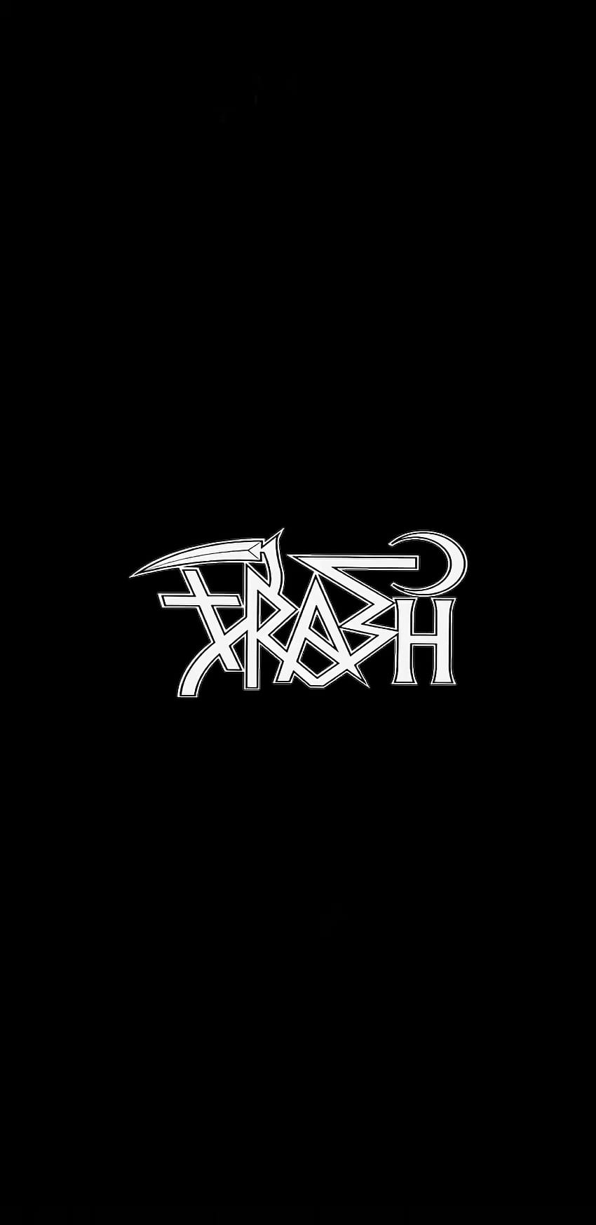 TRASH GANG by.Ecarus, triste, negro fondo de pantalla del teléfono