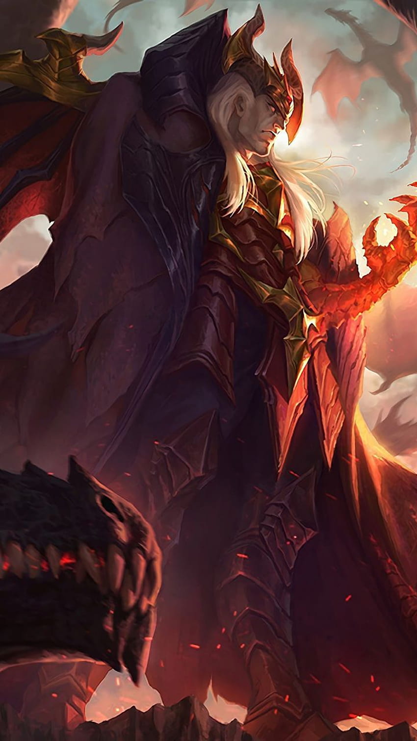 Swain, league of legends, game, dragons, . League of legends, Lol league of legends, League of legends poster HD phone wallpaper