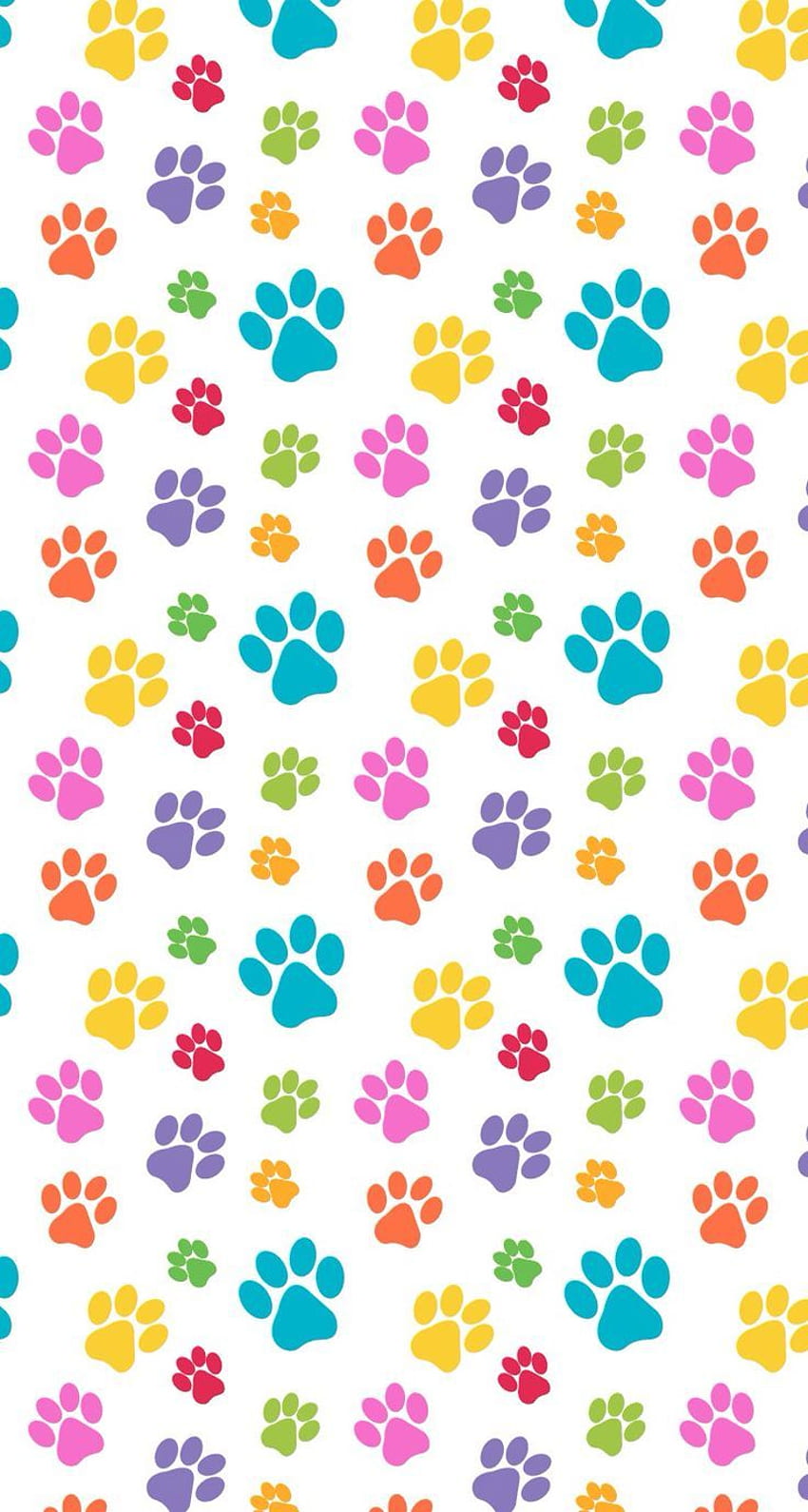 Pets Paws print pattern colorful cute design iphone cell phone  backgro::Click her. Patrones de impresión, Modelo de papel, Ideas de fondos  de pantalla HD phone wallpaper | Pxfuel