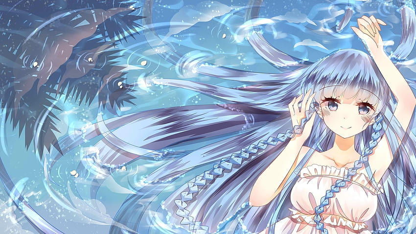 6k - Anime Girl On Water HD wallpaper | Pxfuel