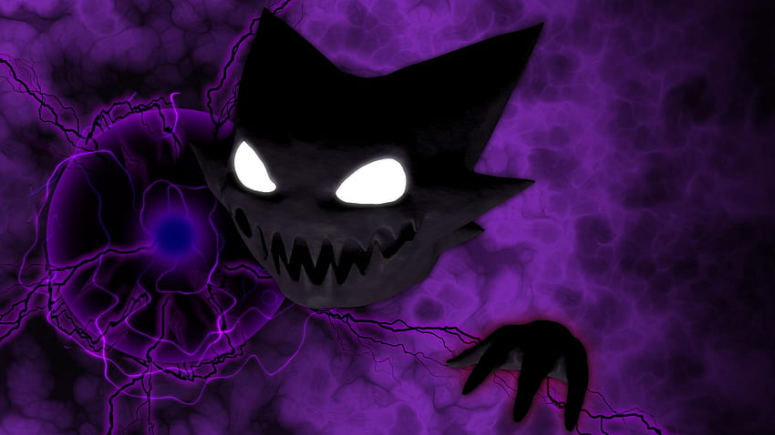 I made a Haunter using shadowball ( quality ) what do you guys think?: pokemon HD wallpaper