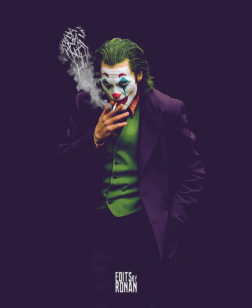 Joker, Smoking Joker HD phone wallpaper