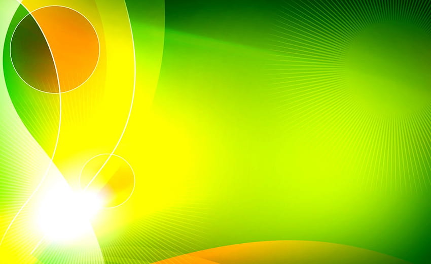 Résumé jaune et vert, vert et jaune Fond d'écran HD